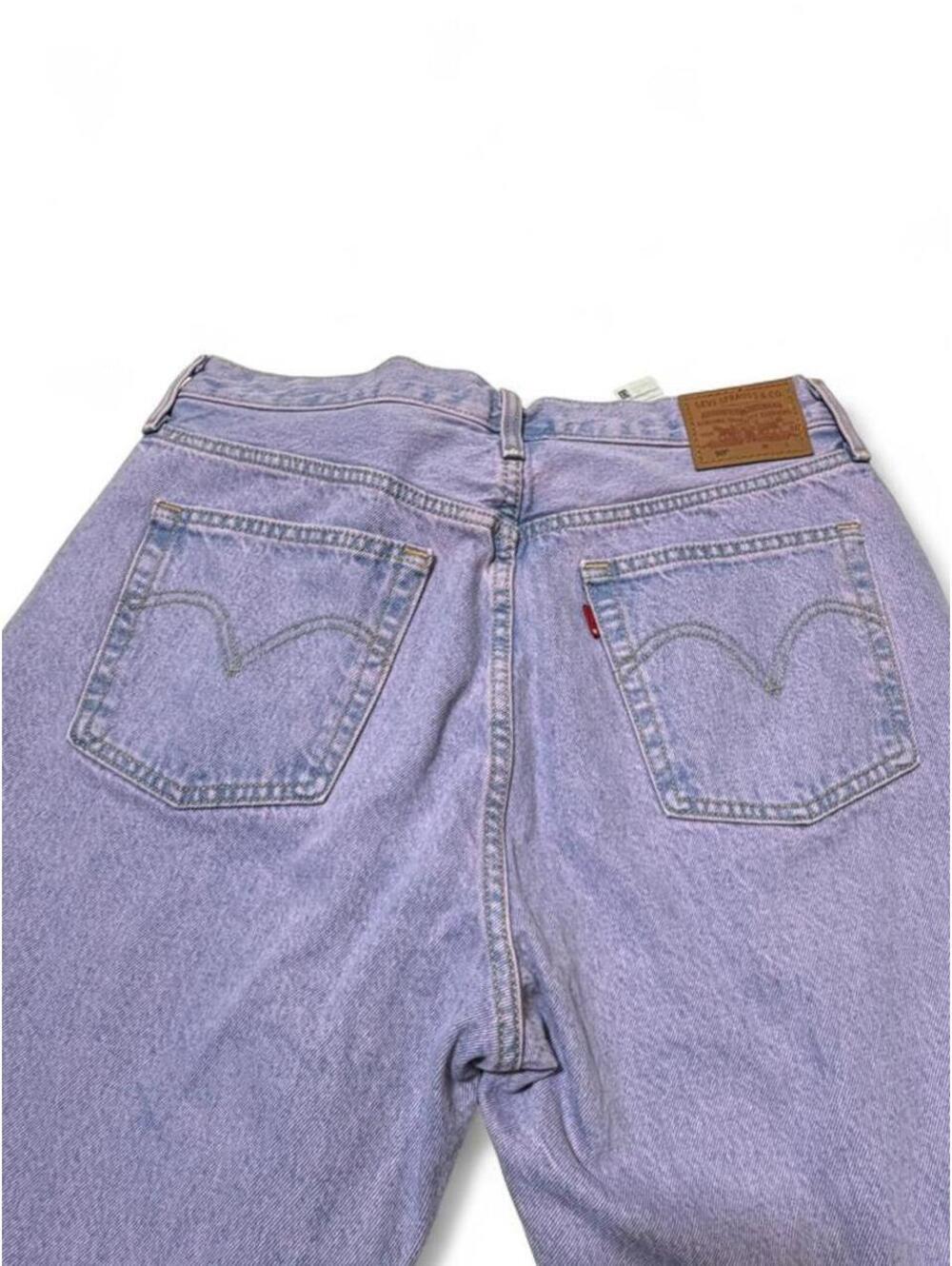 Levi's 501 Premium Light Purple Denim Jeans